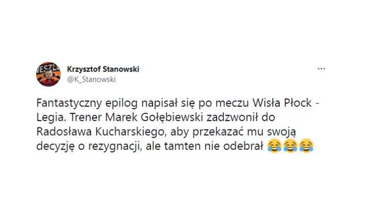 HIT! W taki sposób Marek Gołębiewski POINFORMOWAŁ dyrektora sportowego Legii o swoim ODEJŚCIU xD